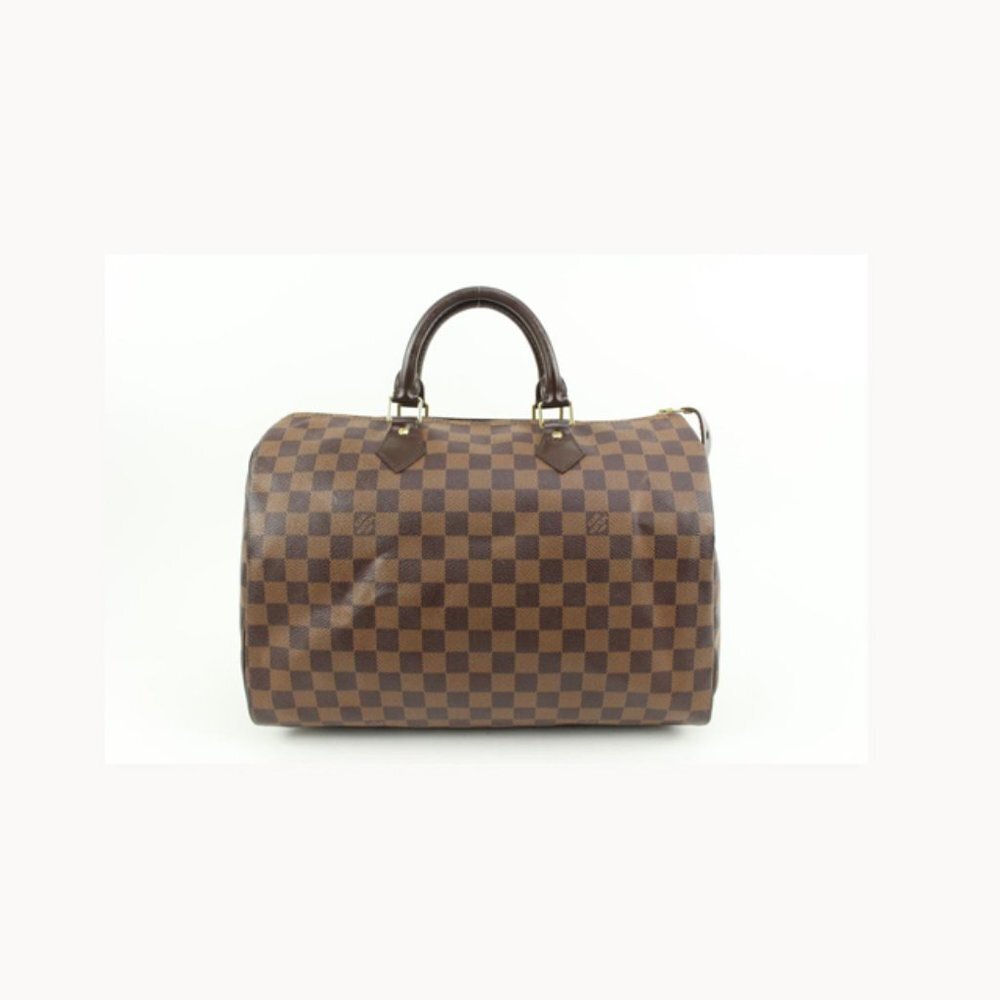 Louis Vuitton Large Damier Speedy 35 Boston Bag GM 64lv38s